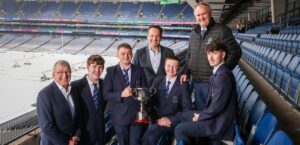 winners dunshaughlin community college with Simon Walker and Mick O'Dowd of Kepak and Certified Irish Angus General Manager, Chalres Smith